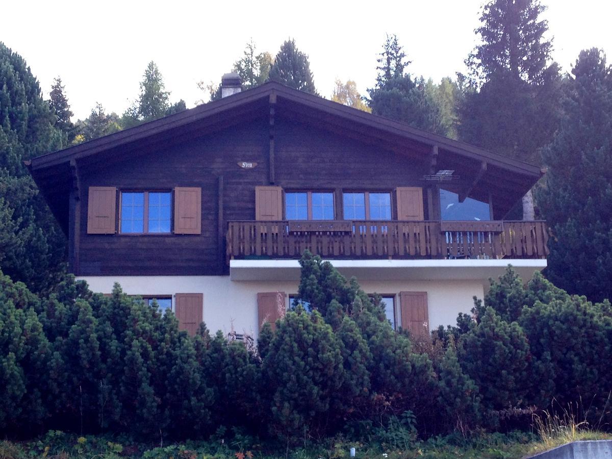 Ferienwohnung Im Chalet Firn - Og Bürchen エクステリア 写真