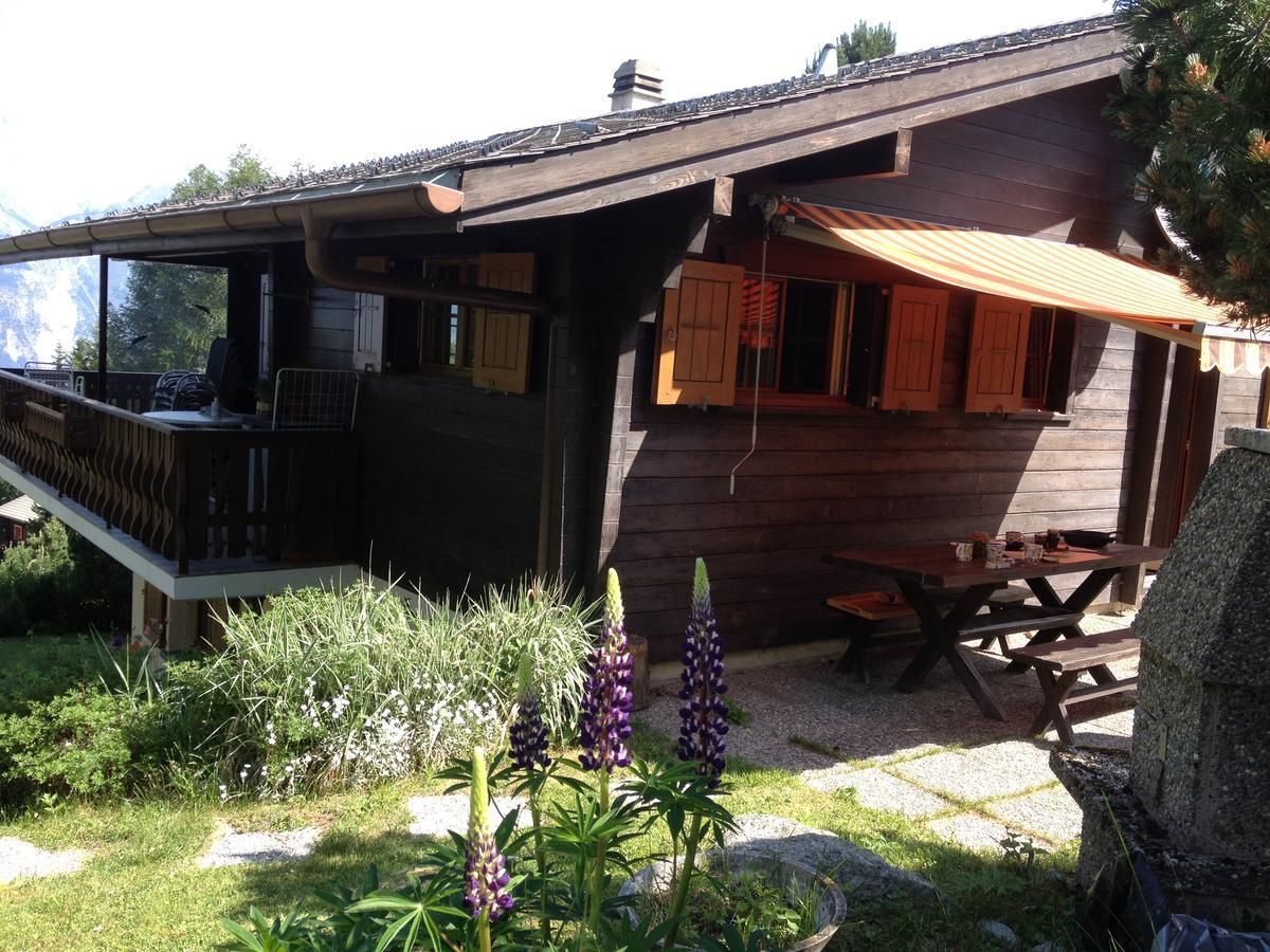 Ferienwohnung Im Chalet Firn - Og Bürchen エクステリア 写真