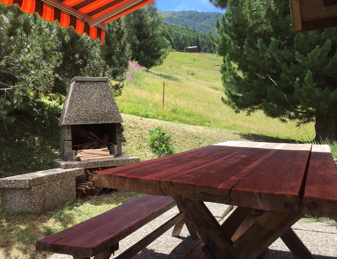 Ferienwohnung Im Chalet Firn - Og Bürchen エクステリア 写真